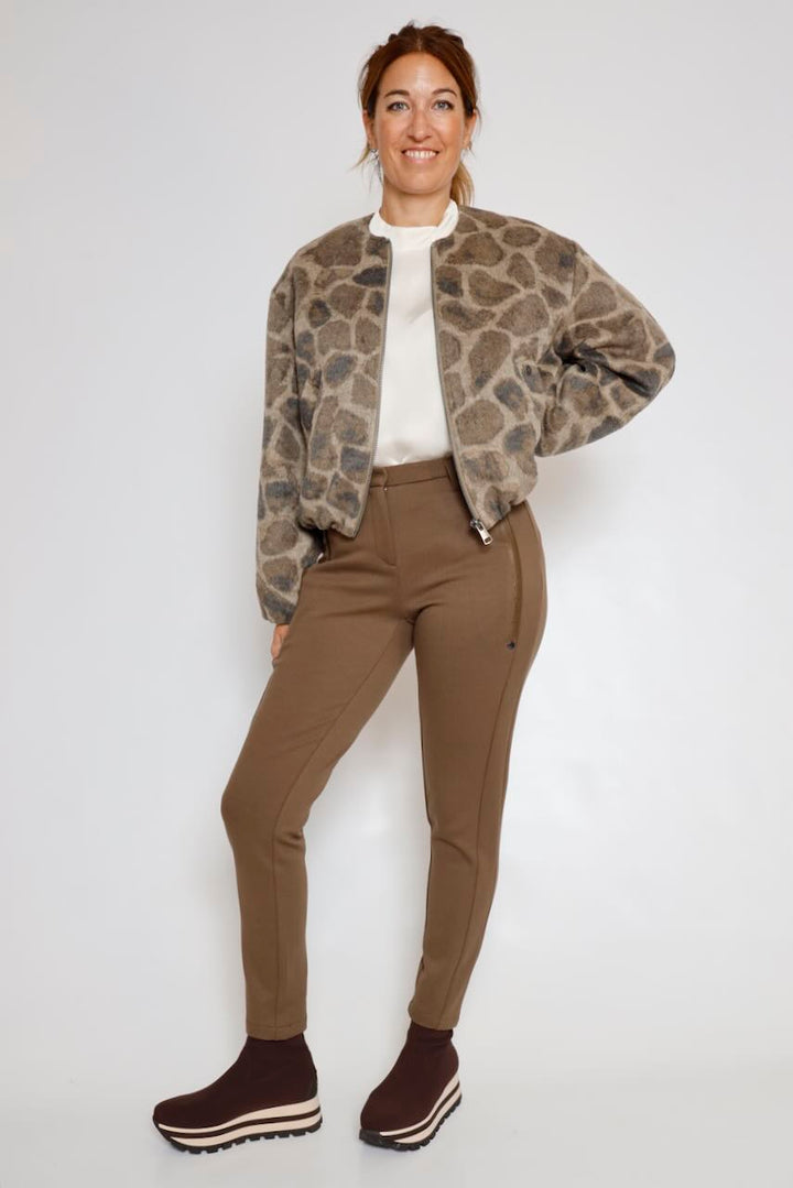 CHAQUETA BOMBER ANIMAL PRINT MANOA