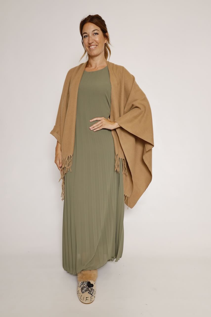 PONCHO CAPA CAMEL ETER