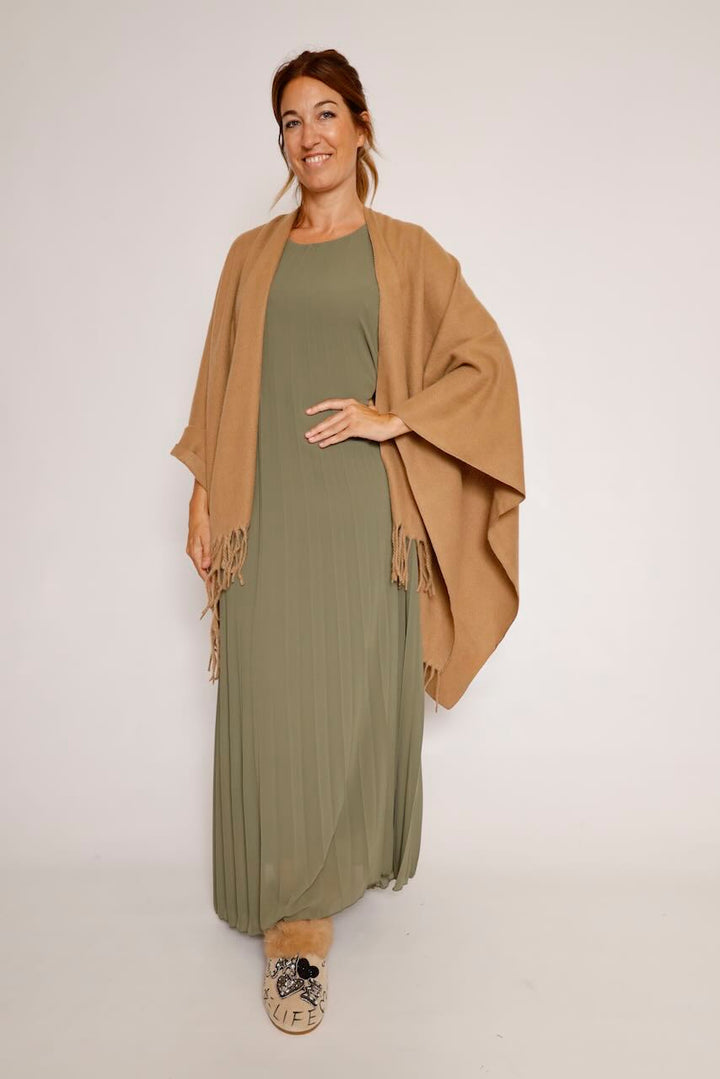 PONCHO CAPA CAMEL ETER