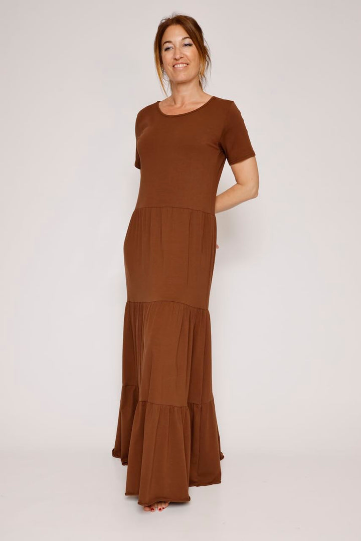 VESTIDO P26BU704-MARRON