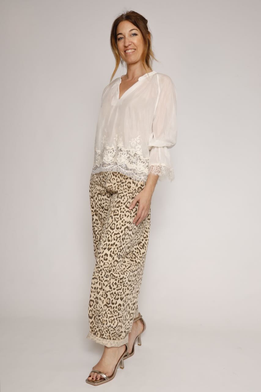 BLUSA S26C996-LATTE