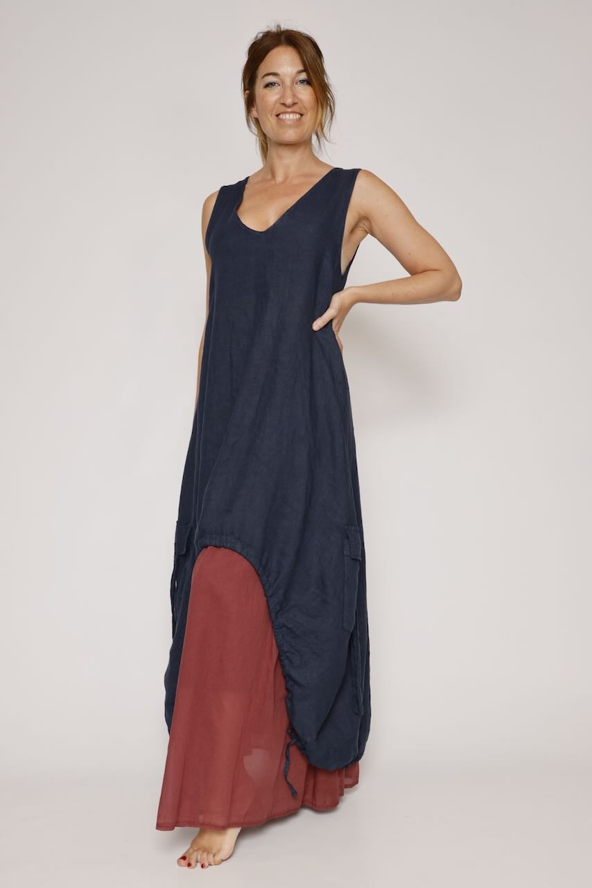 VESTIDO P26DD720-MARINO