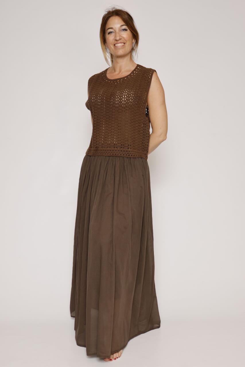 FALDA P26CA302-MARRON