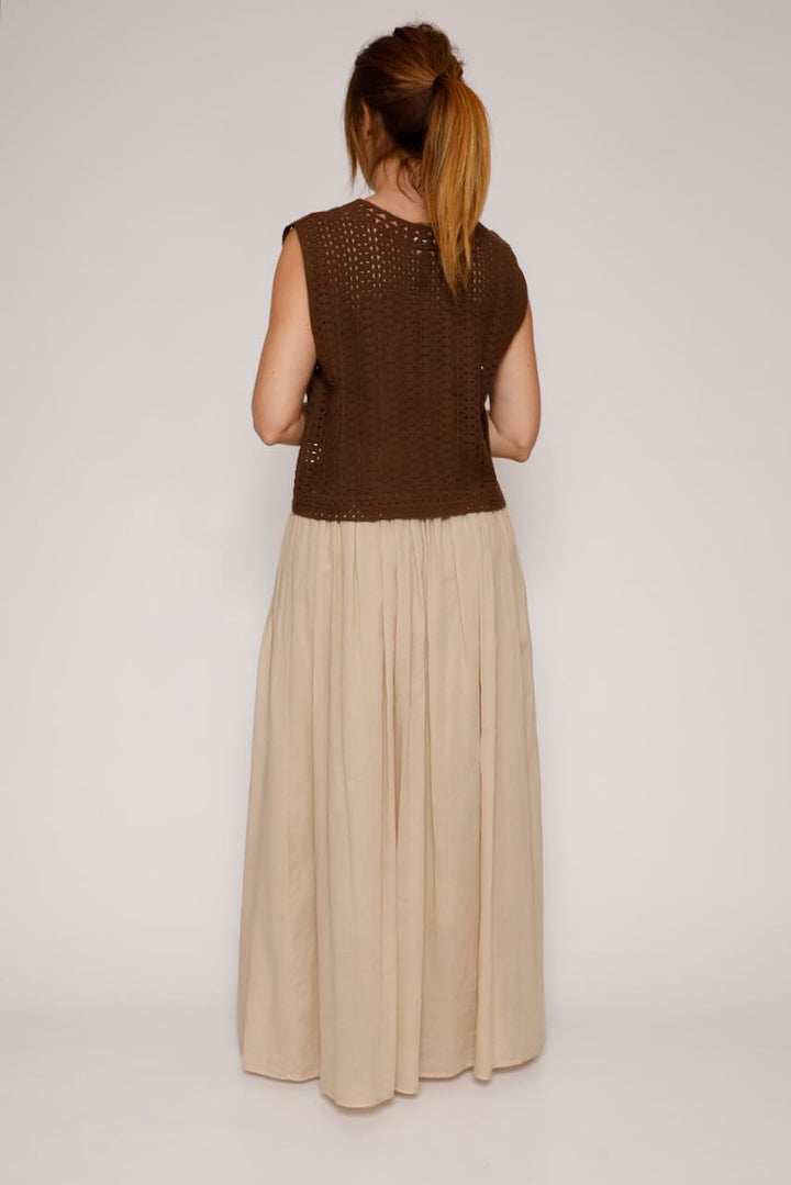 FALDA P26CA302-BEIGE