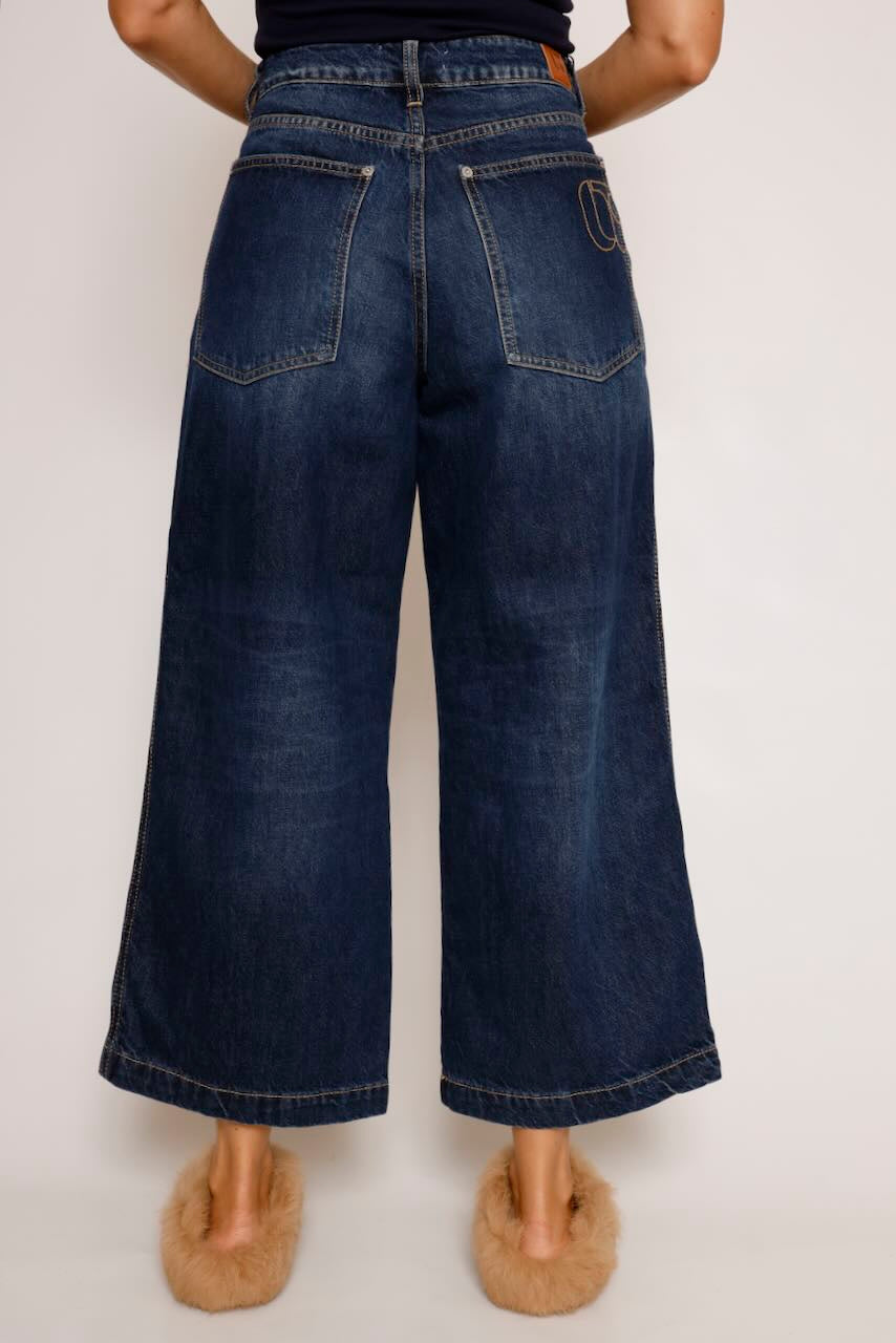 VAQUERO ACAMPANADO AZUL DONNA