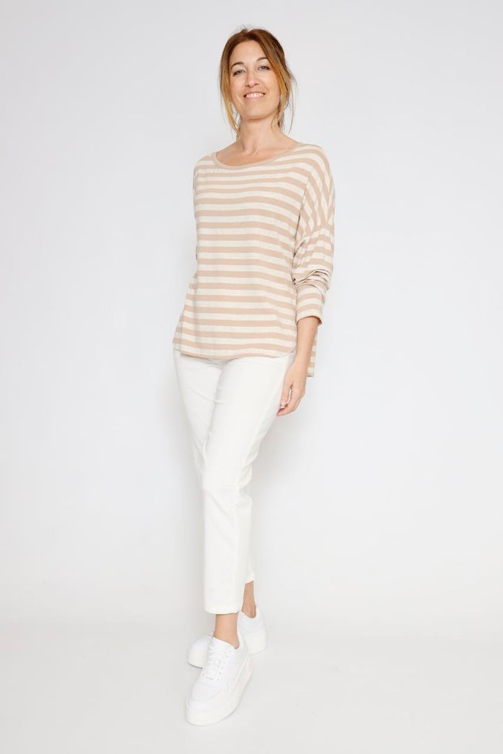 CAMISETA P26AN409-BEIGE/LATTE
