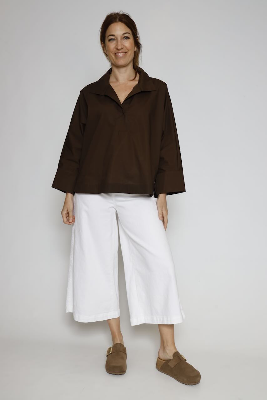 BLUSA 63-2065-MARRON