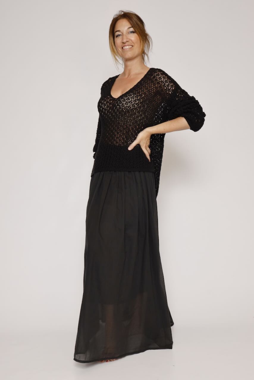 FALDA P26CA302-NEGRO