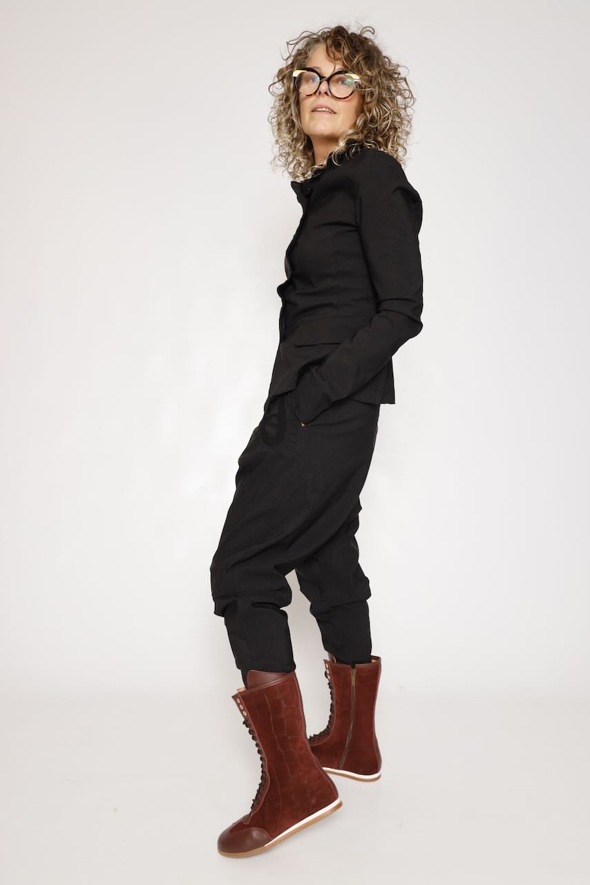 CHAQUETA BLAZER NEGRA ENTALLADA 3441107