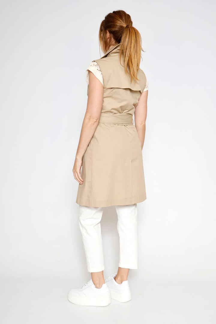 GABARDINA CHALECO P26AD803-BEIGE