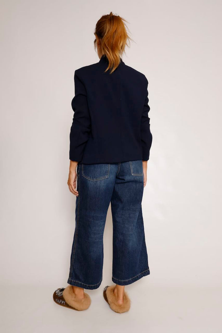 CHAQUETA CORTA AZUL MARINO A26PL601