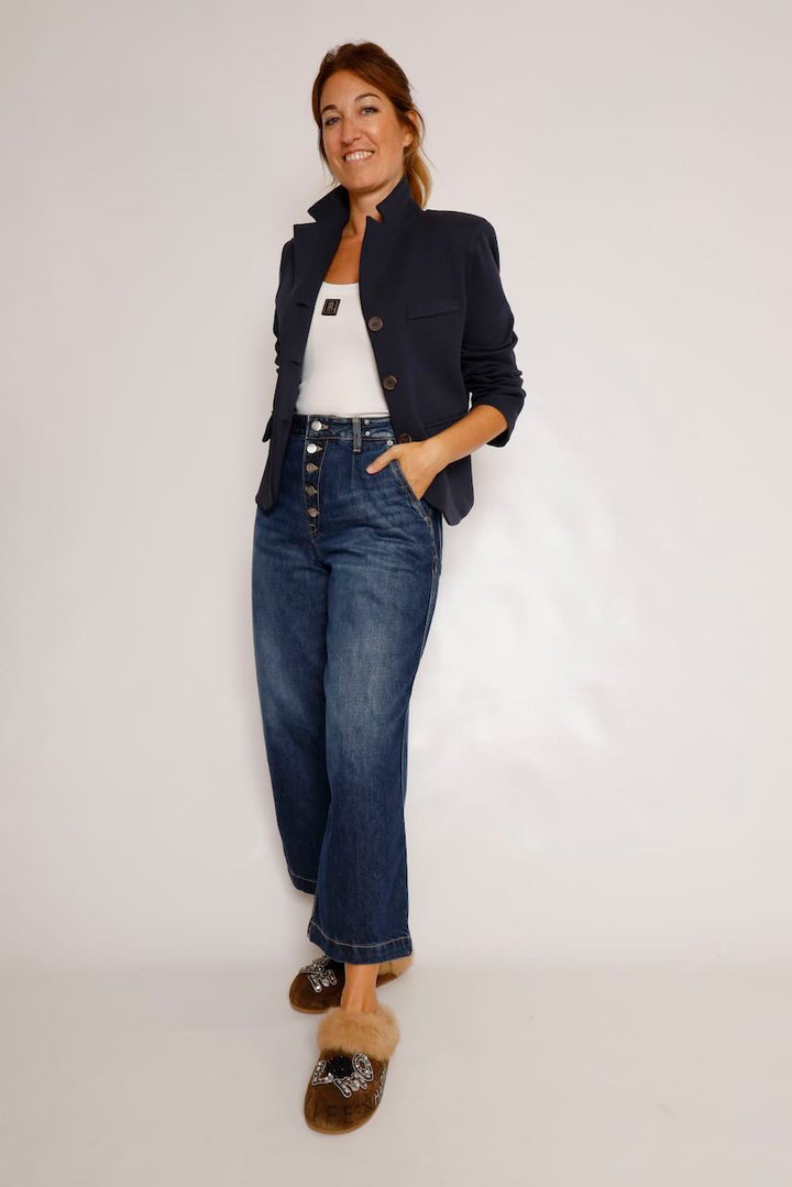 VAQUERO ACAMPANADO AZUL DONNA