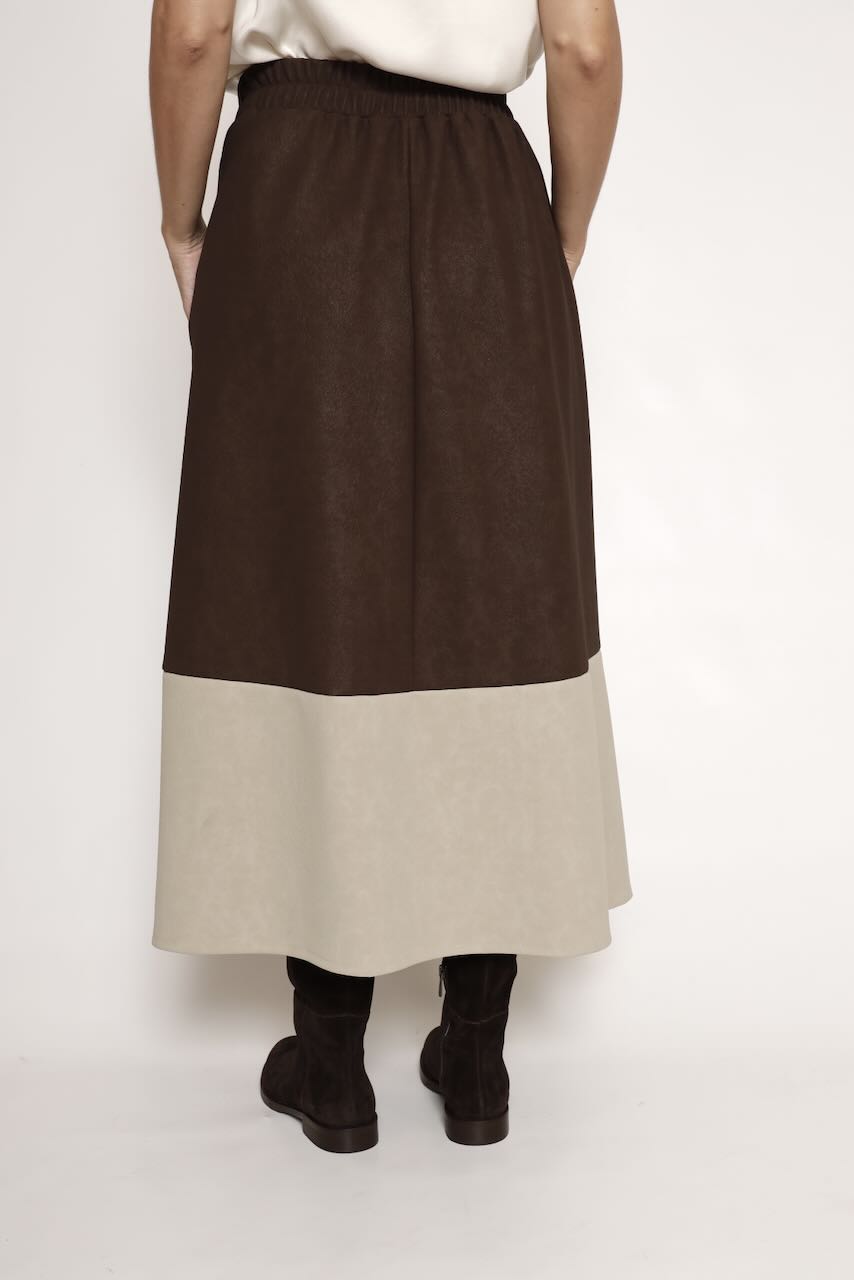 FALDA MARRÓN I264109