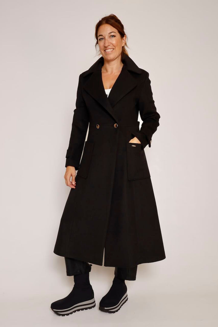 PANTALÓN GLOBO NEGRO ROSALIA BIKER