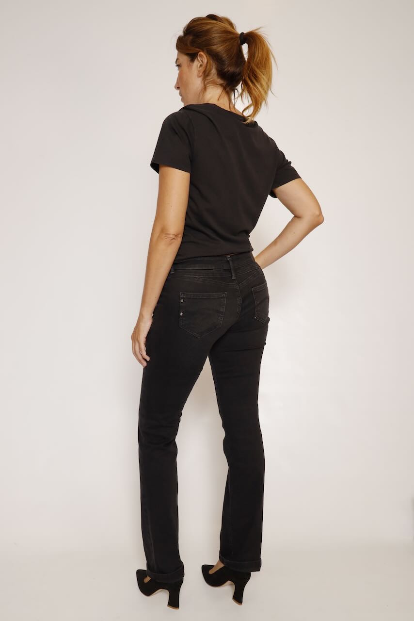 VAQUERO RECTO NEGRO MADIE S-SDM