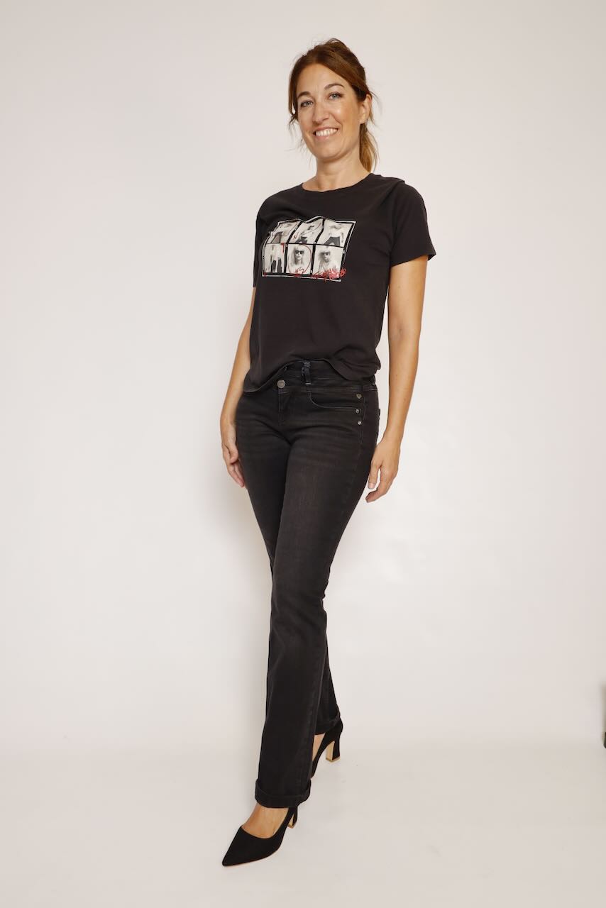 VAQUERO RECTO NEGRO MADIE S-SDM