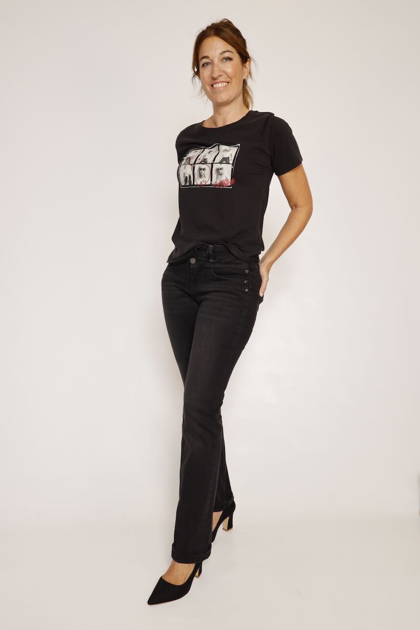 VAQUERO RECTO NEGRO MADIE S-SDM