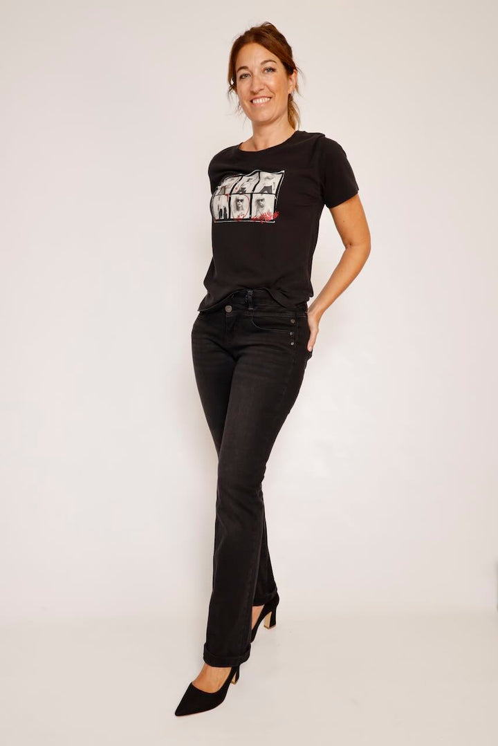 VAQUERO RECTO NEGRO MADIE S-SDM