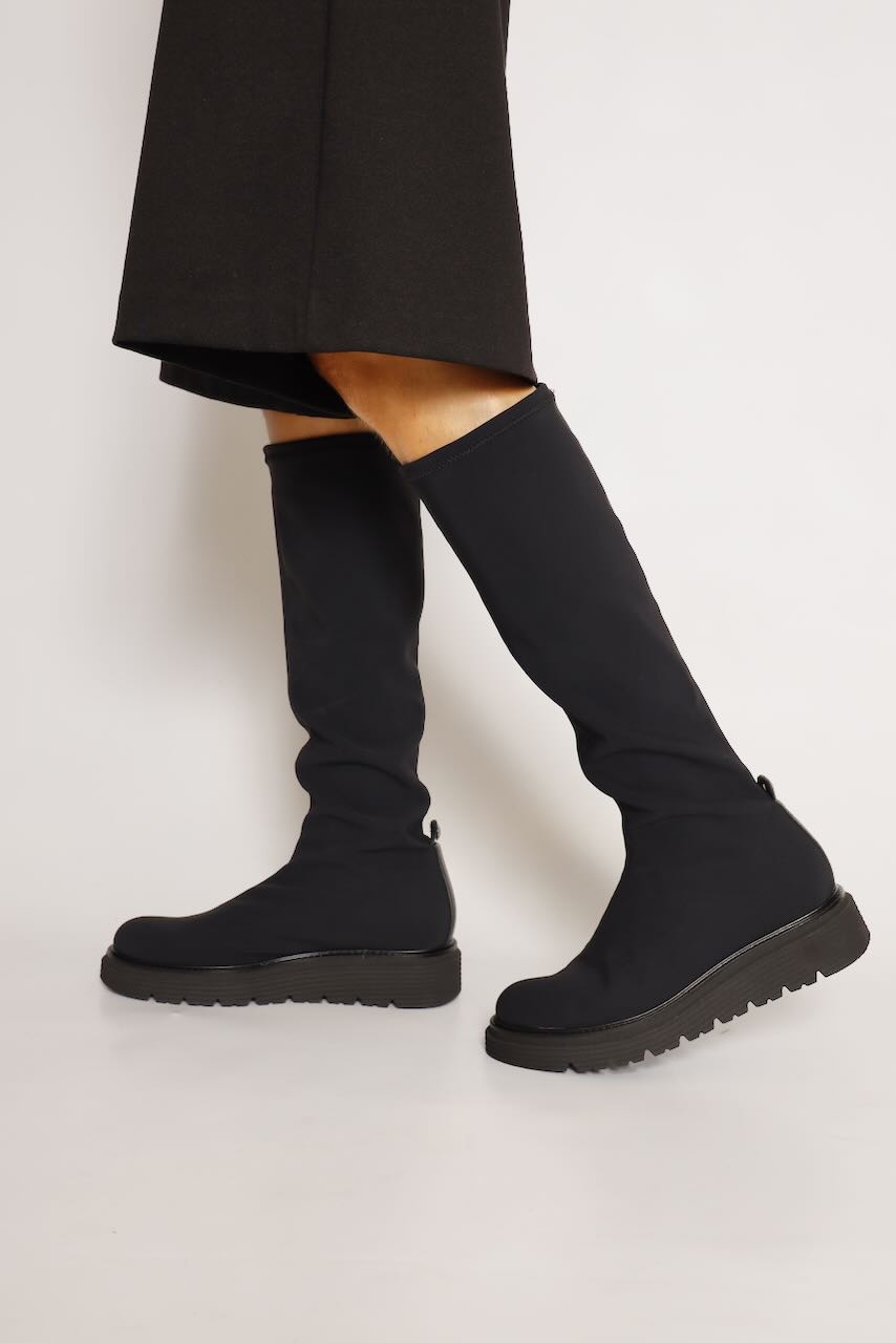BOTA CALCETÍN STRECH NEGRA 24201