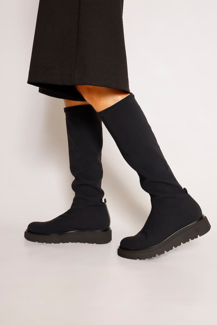 BOTA CALCETÍN STRECH NEGRA 24201