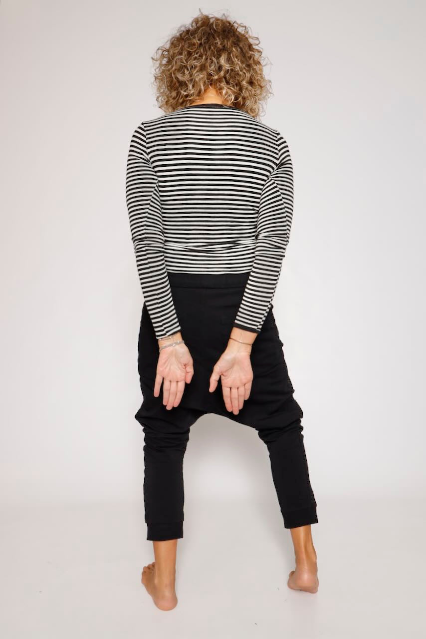 PANTALÓN DE TIRO CAÍDO NEGRO 3250106
