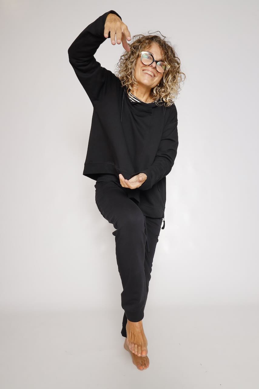 PANTALÓN DE TIRO CAÍDO NEGRO 3250106
