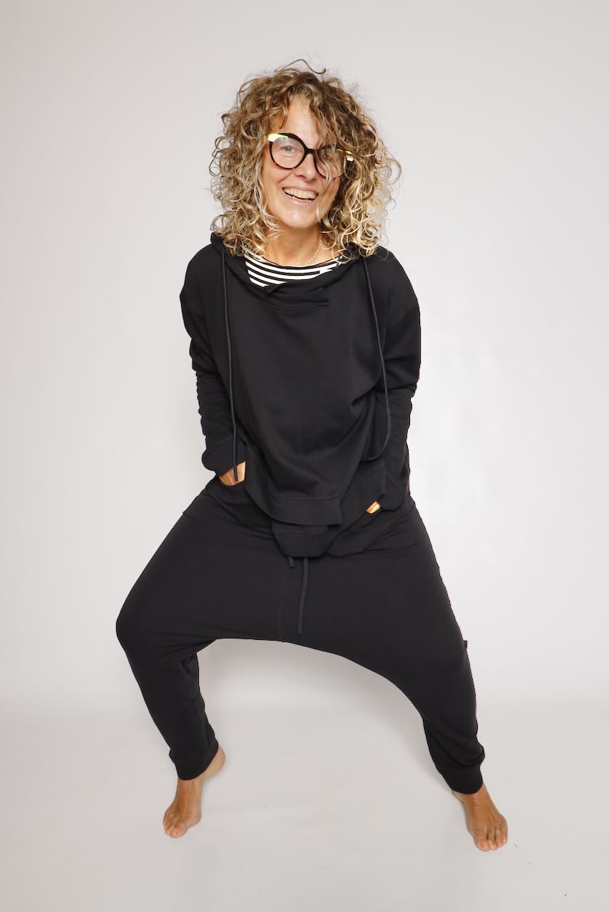 PANTALÓN DE TIRO CAÍDO NEGRO 3250106