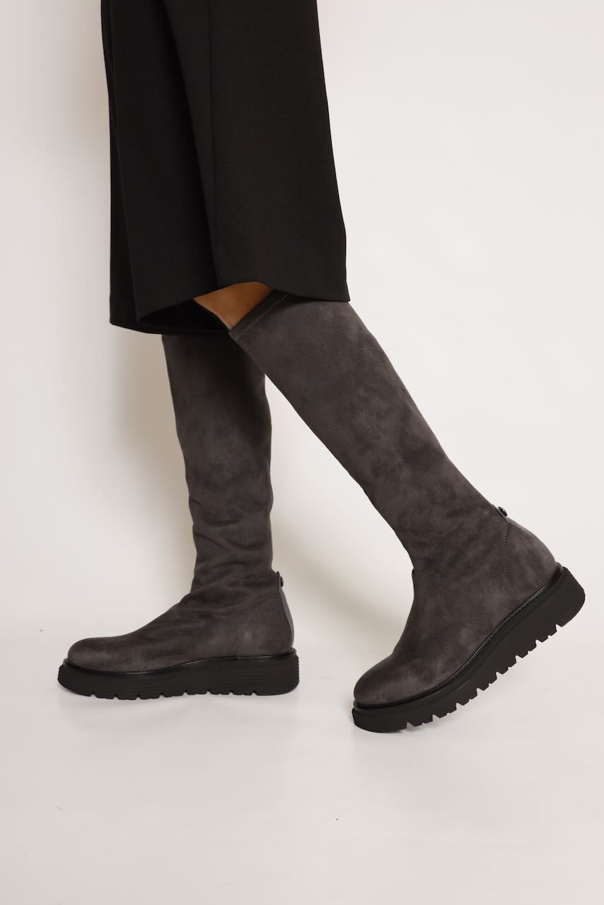 BOTA CALCETÍN ANTE ANTRACITA 24201