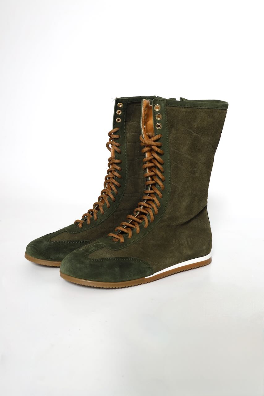 BOTA MEDIA CAÑA VERDE MUSGO BOXE
