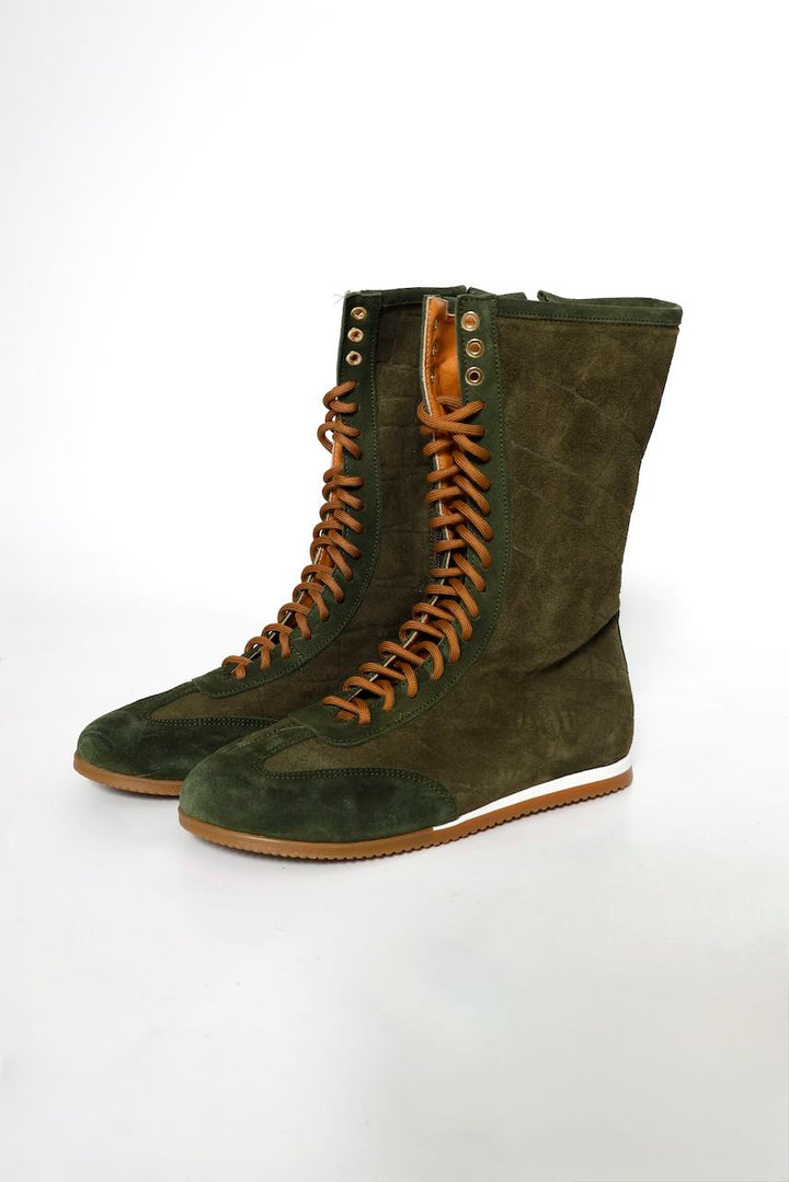 BOTA MEDIA CAÑA VERDE MUSGO BOXE