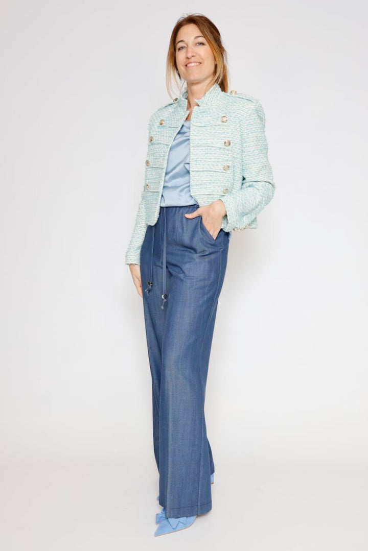 TOP 26FB585-AZUL CIELO