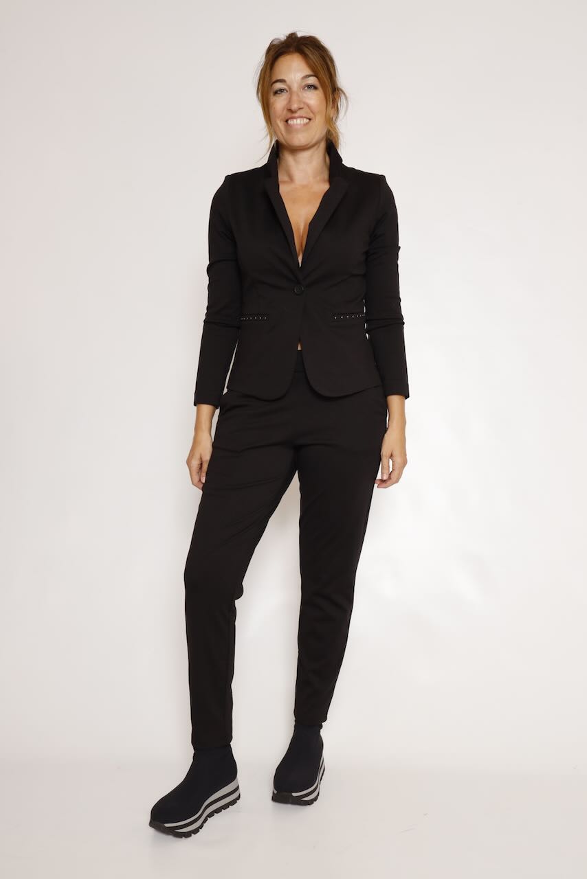 CHAQUETA TIPO BLAZER NEGRA LESLY