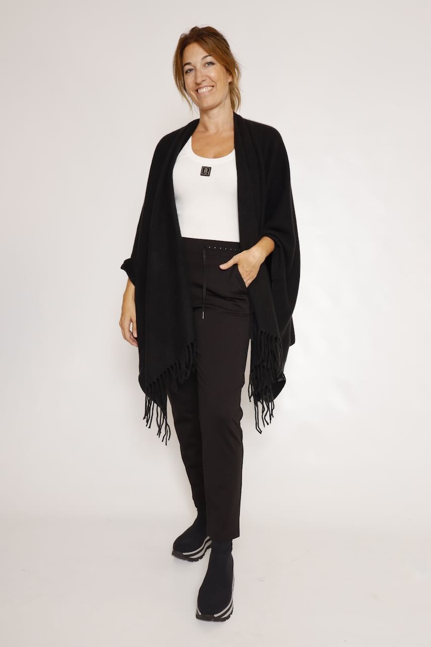 PONCHO CAPA NEGRO ETER