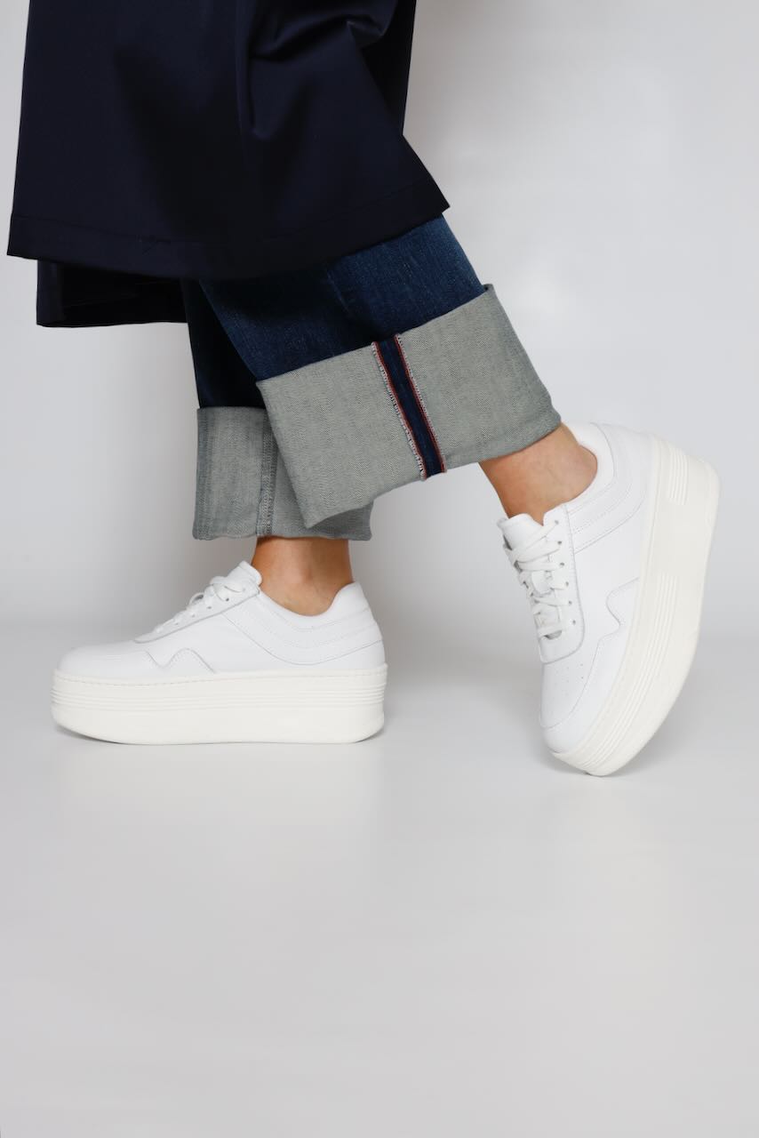 ZAPATILLA PLATAFORMA TOTAL WHITE SN70-BLANCO