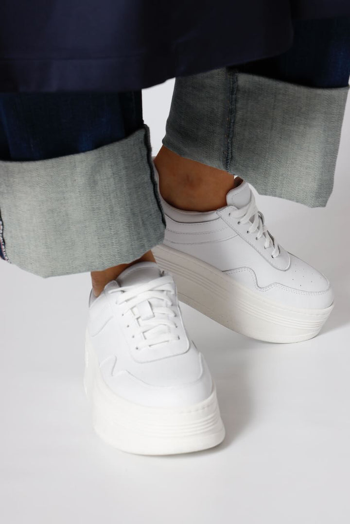 ZAPATILLA PLATAFORMA TOTAL WHITE SN70-BLANCO