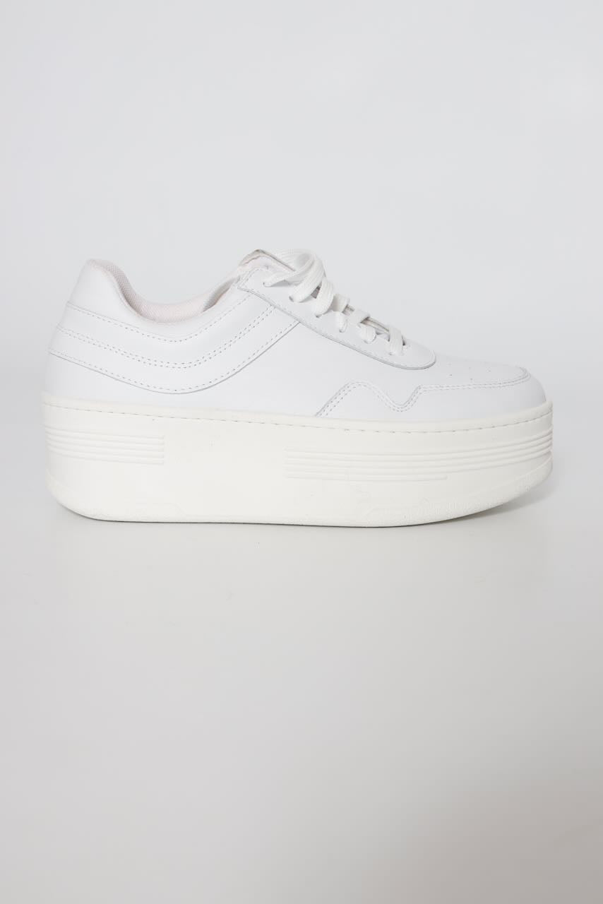 ZAPATILLA PLATAFORMA TOTAL WHITE SN70-BLANCO