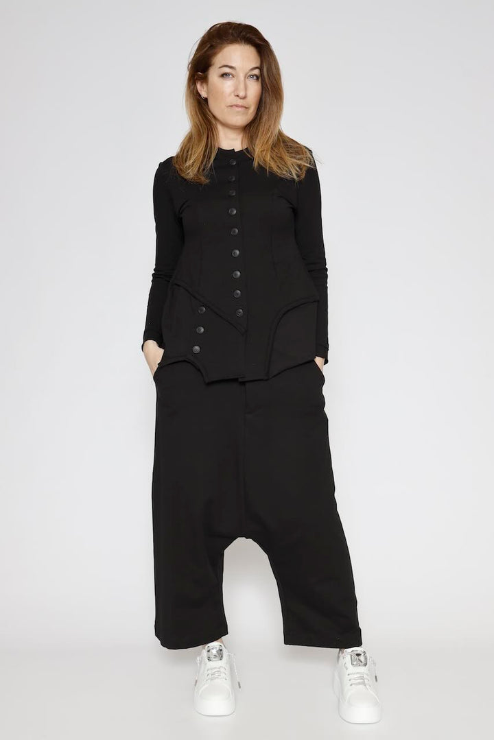 CHAQUETA BOTONES P4UU0188-NEGRO