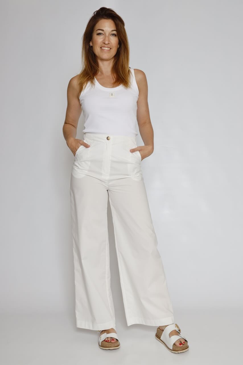 PANTALON BY08167-BLANCO