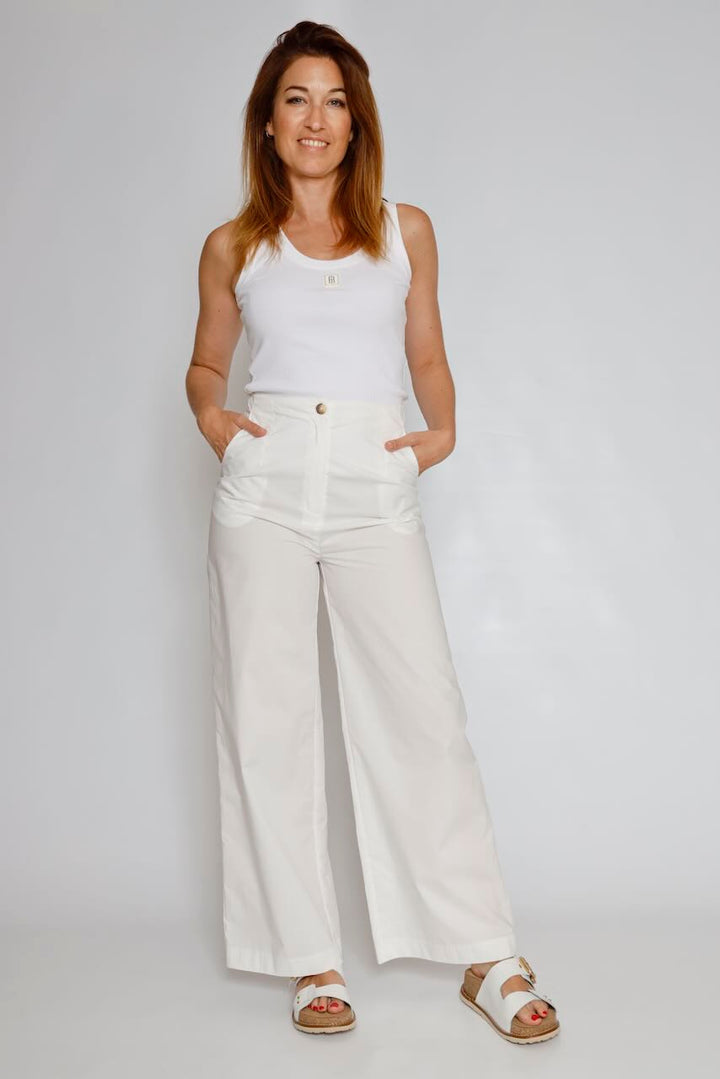 PANTALON BY08167-BLANCO