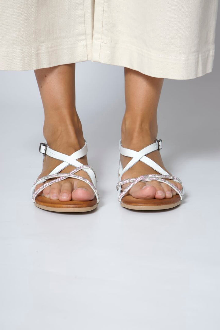 SANDALIA 1070307-BLANCO/PLATA