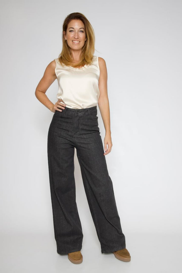 PANTALON BY09168-NEGRO