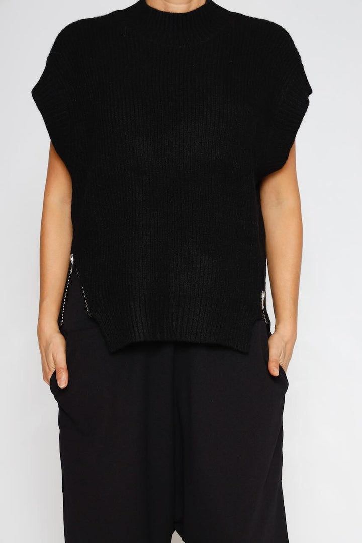 CHALECO PHANCY-NEGRO