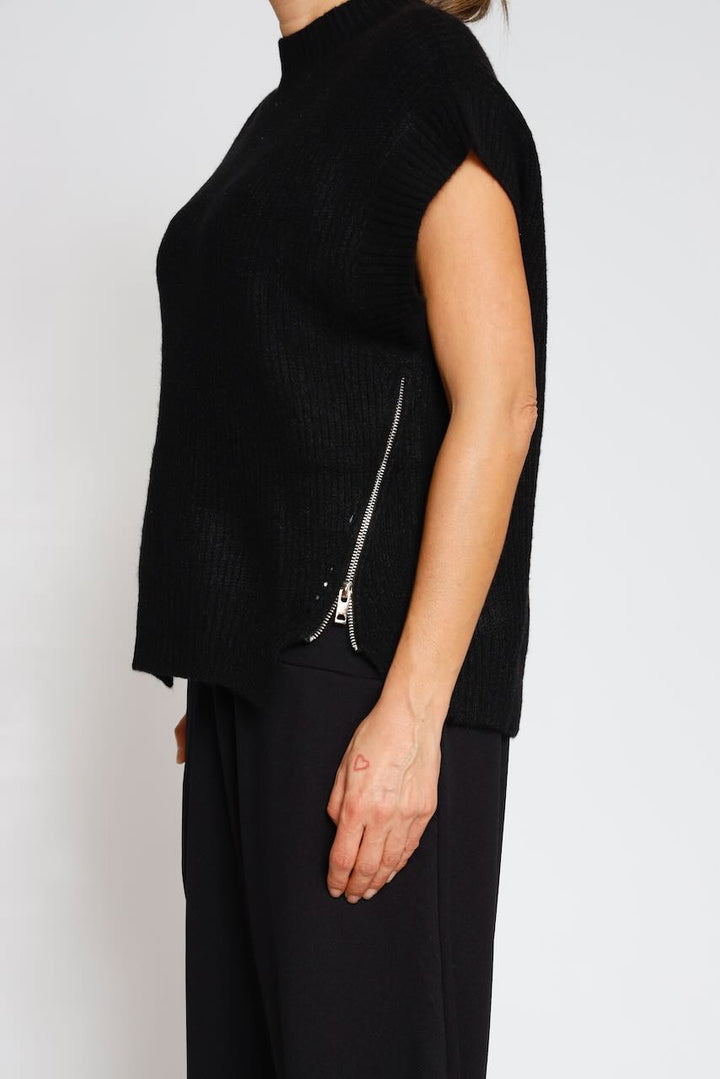 CHALECO PHANCY-NEGRO