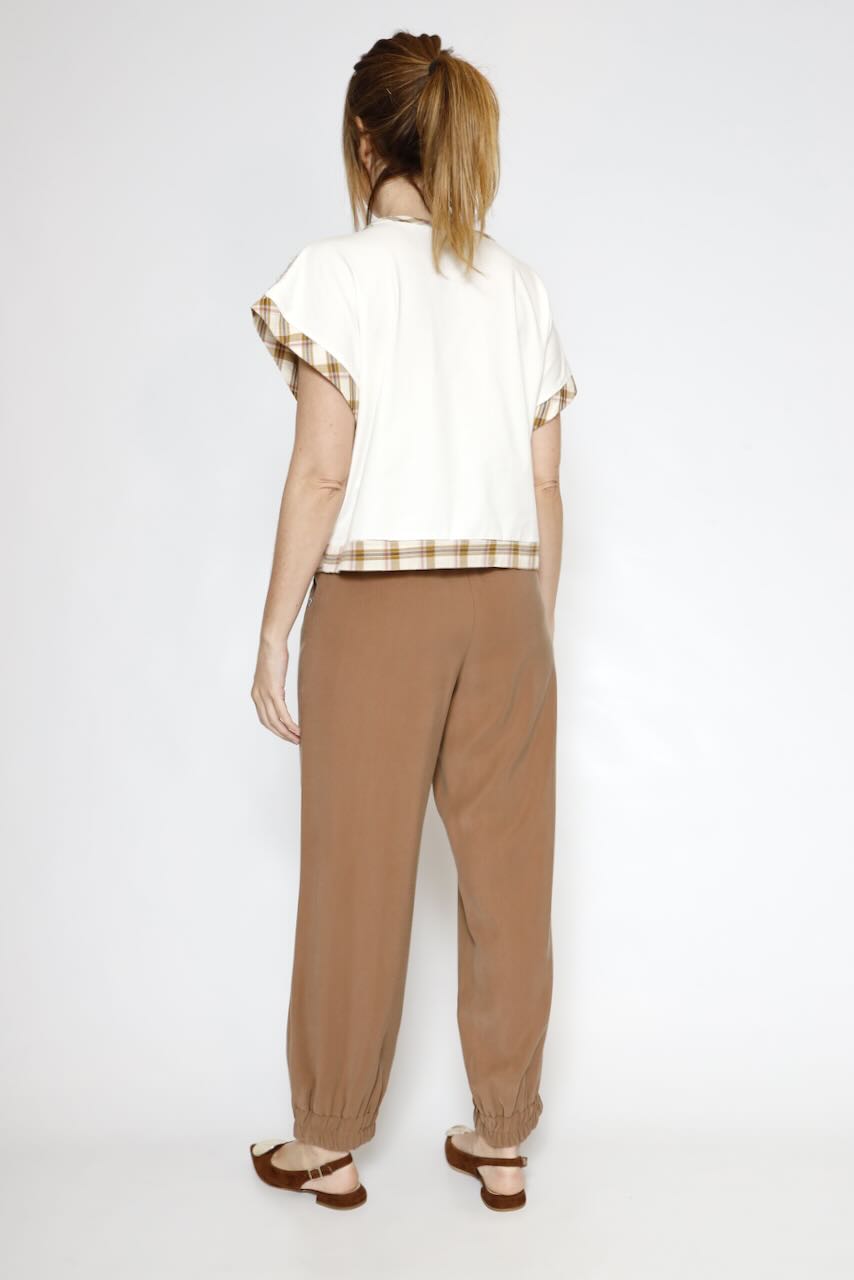 CAMISETA T0WZDAM000-BEIGE