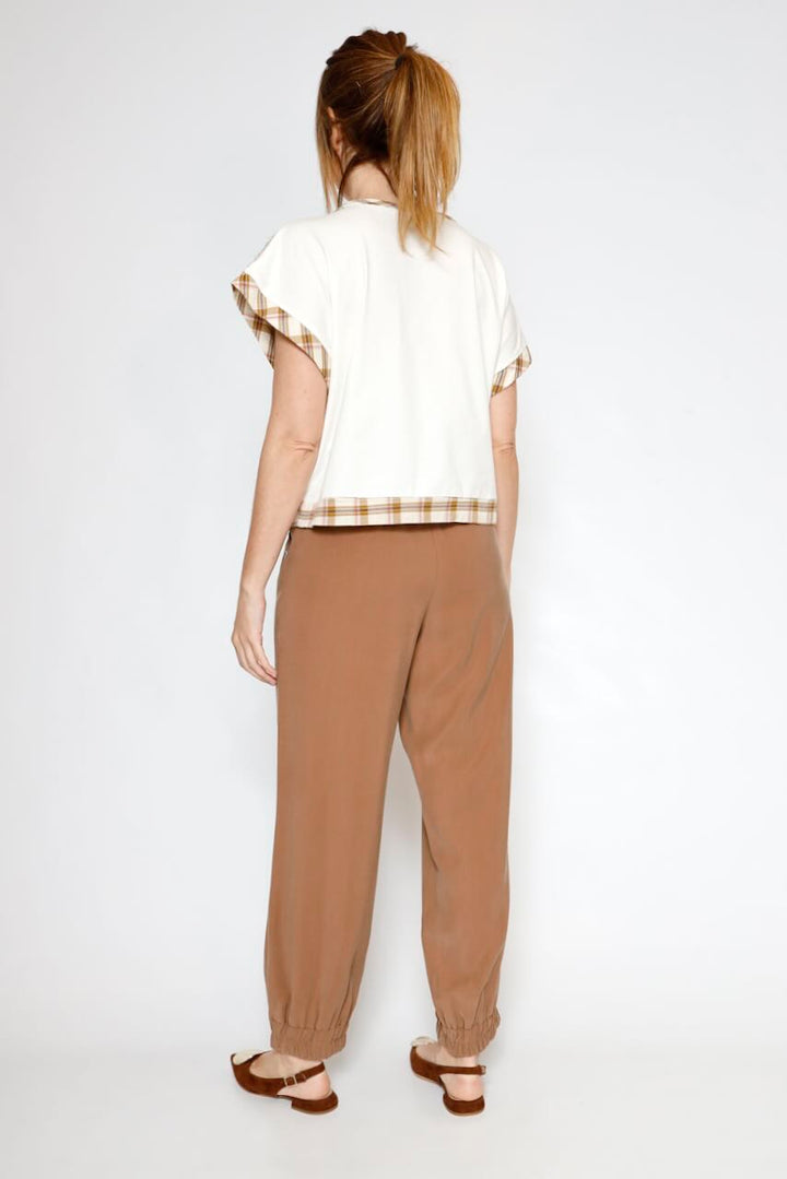 CAMISETA T0WZDAM000-BEIGE