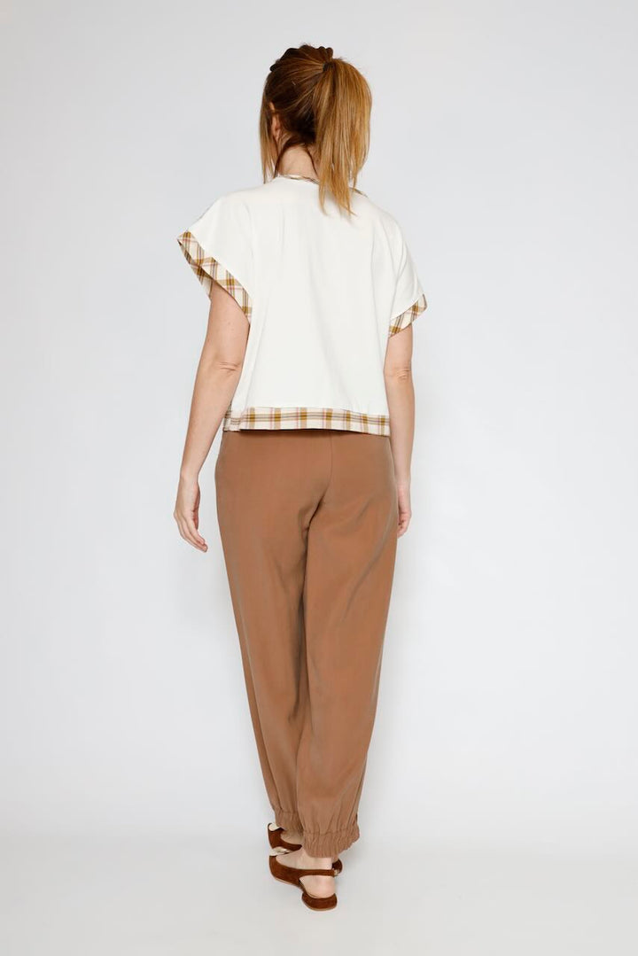 CAMISETA T0WZDAM000-BEIGE