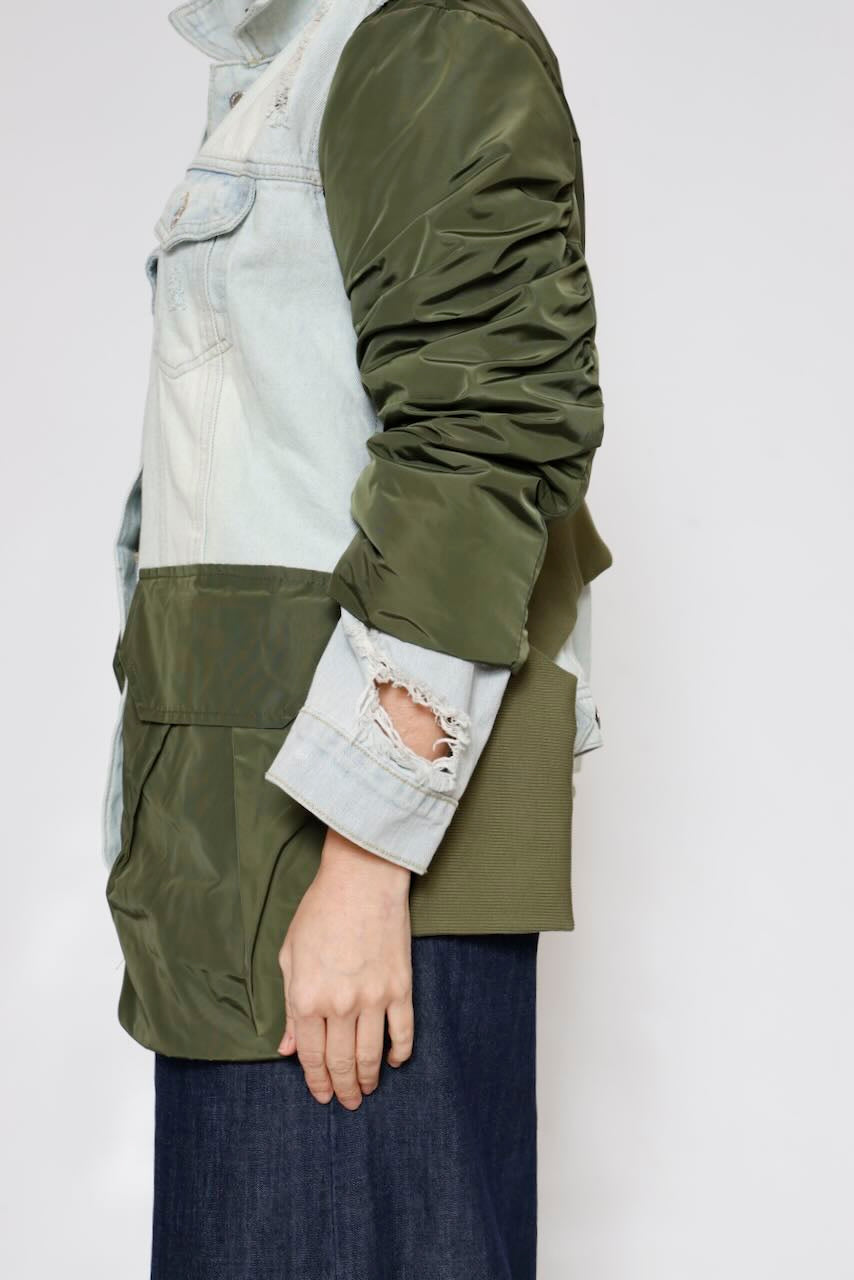 CHAQUETA BOMBER P26DL623B-VERDE