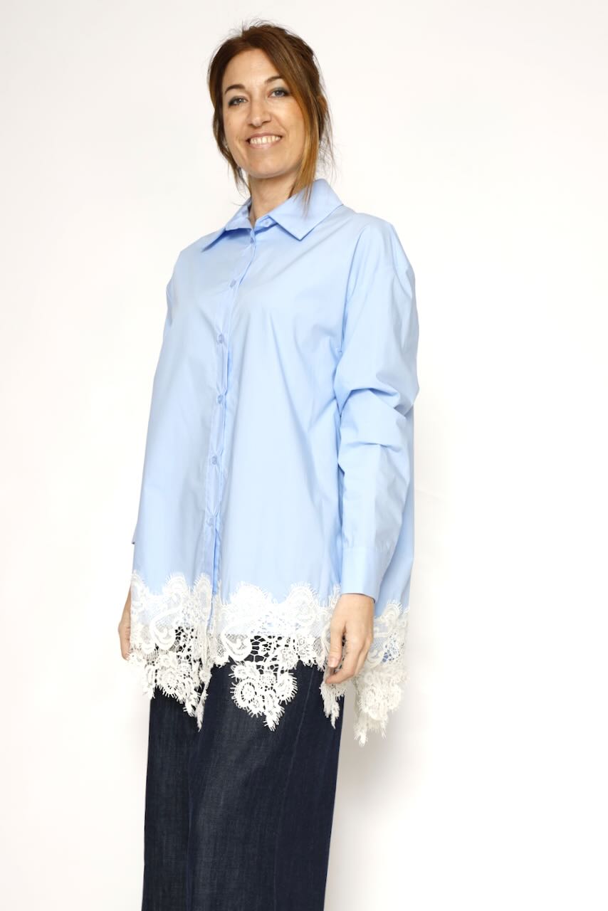 CAMISA P26DD120-AZZURRO