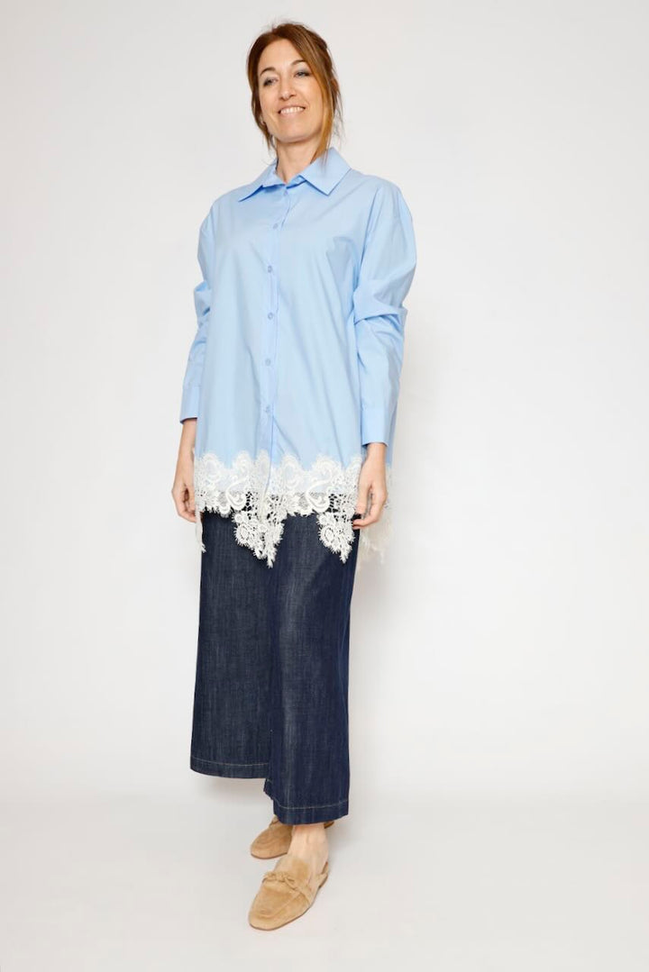 CAMISA P26DD120-AZZURRO