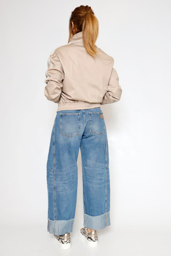 CHAQUETA BOMBER P26DD611-BEIGE